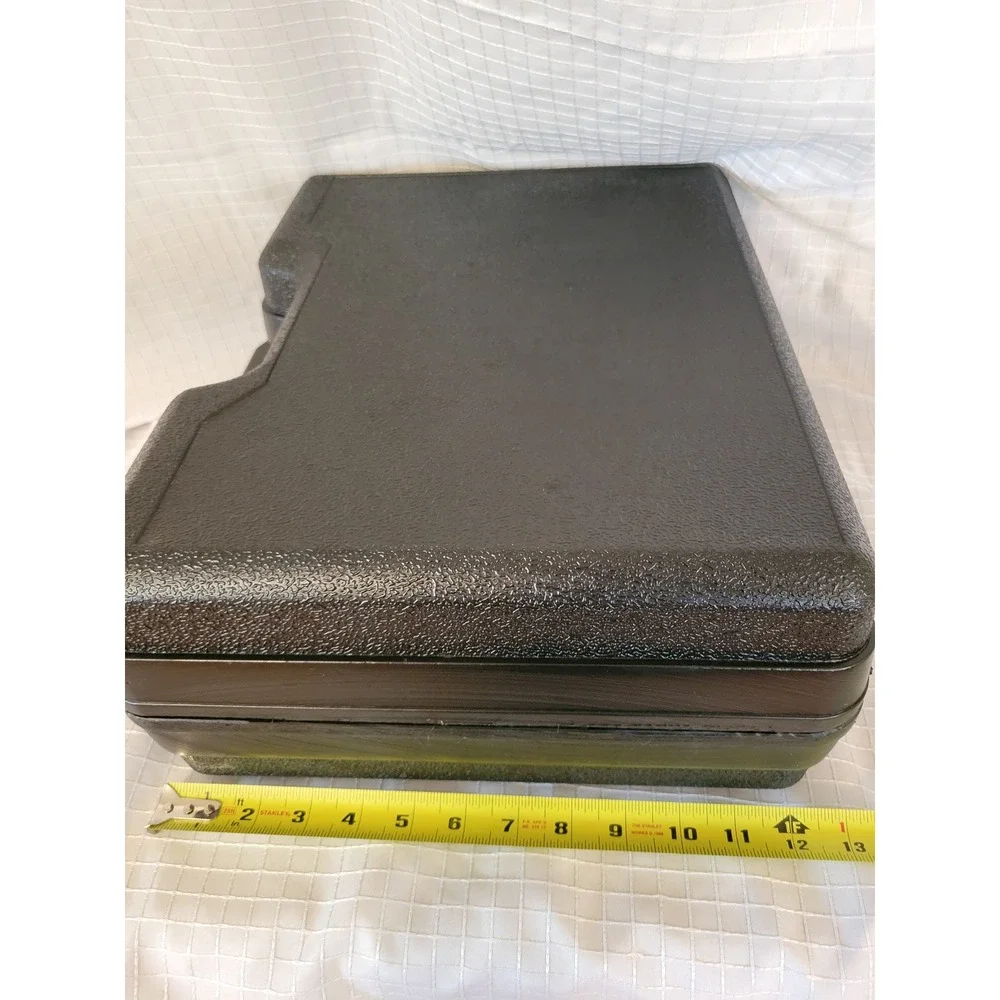 Freud‎ Hard Plastic Tool Carrying Case Black Blow Molded Storage Box with Handle